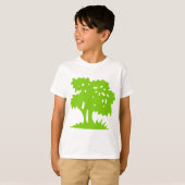 T-shirt Arbre à dessin - Martian Green (Devant entier)
