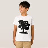 T-shirt Arbre à dessin - Noir (Devant entier)