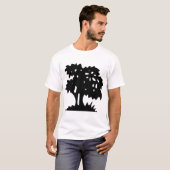 T-shirt Arbre à dessin - Noir (Devant entier)