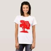 T-shirt Arbre à dessin - Rouge (Devant entier)