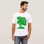 T-shirt Arbre à dessin - Vert herbe (Devant entier)