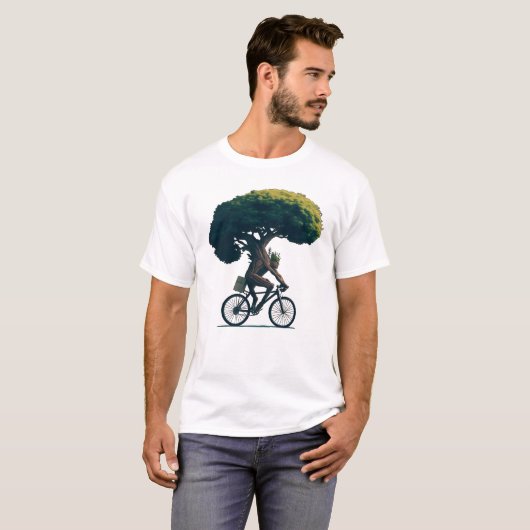 T-shirt Arbre à vélo (Devant entier)