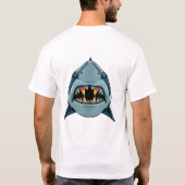 T-shirt Arbre à visage flottant de requin (Dos)