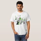 T-shirt Arbre abstrait (Devant entier)