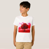 T-shirt Arbre Abstrait (Devant entier)