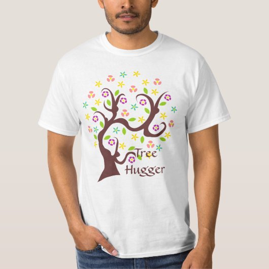 T-shirt Arbre abstrait Scraggly (Devant)