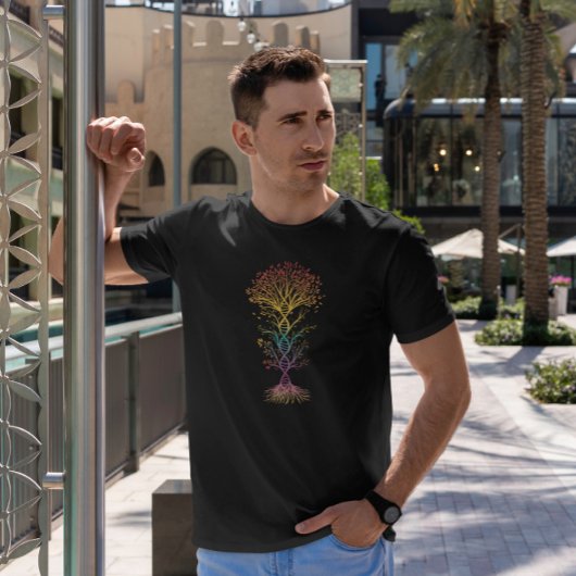T-shirt Arbre Adn Coloré