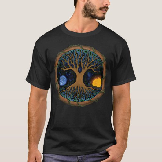 T-shirt Arbre Astral De Vie (Devant)