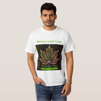 T-shirt Arbre Avec Feuille De Nettoyage - Nature Inspiré-