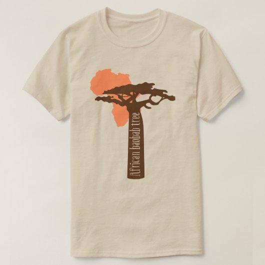 T-shirt Arbre Baobab Africain (Design devant)