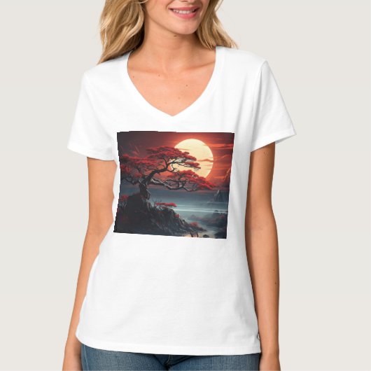 T-shirt Arbre bonsaï (Devant)