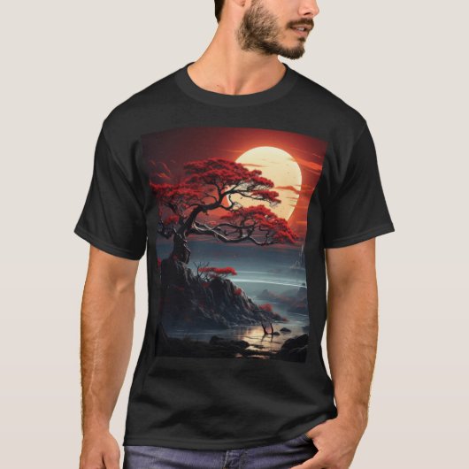 T-shirt Arbre bonsaï (Devant)