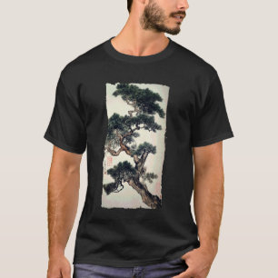 T-shirt Arbre Bonsaï Zen Peinture à l'encre japonaise Art