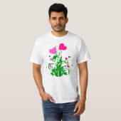 T-shirt Arbre Coeurs d'amour (Devant entier)