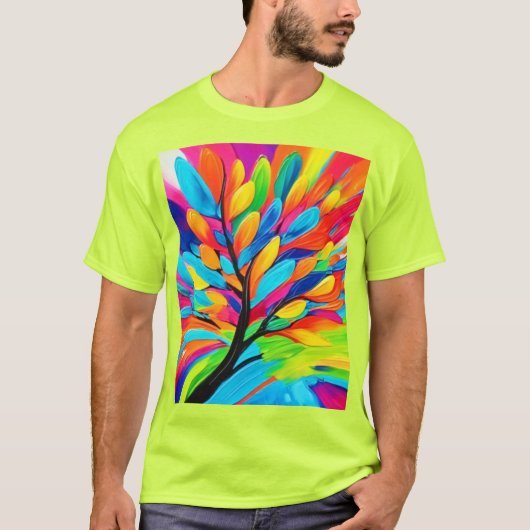T-shirt Arbre Coloré de Rêves (Devant)