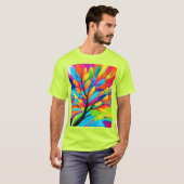 T-shirt Arbre Coloré de Rêves (Devant entier)