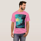 T-shirt Arbre cosmique de vie Imaginaire (Devant entier)