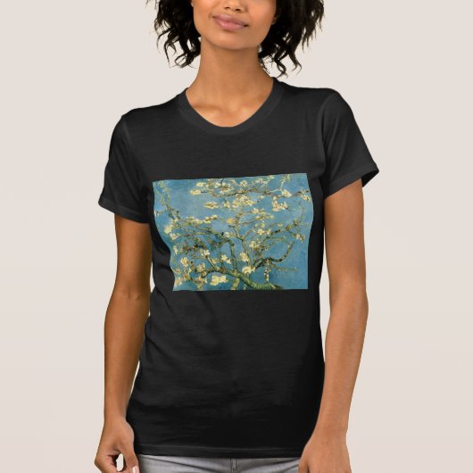 T-shirt Arbre d'amande en fleurs par Van Gogh (Devant)