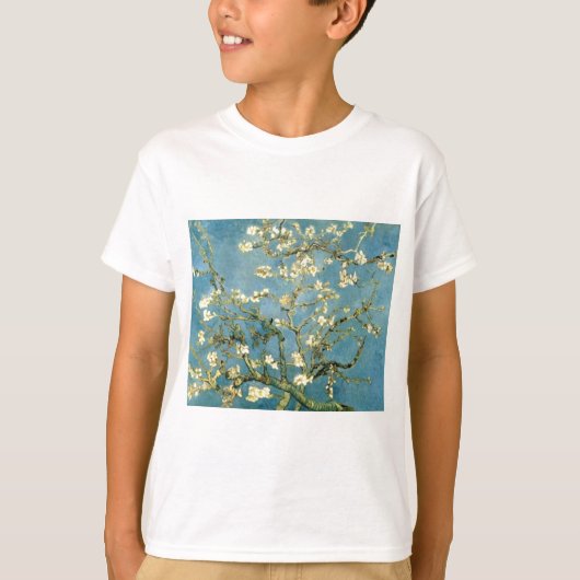 T-shirt Arbre d'amande en fleurs par Van Gogh (Devant)
