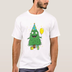 T-shirt Arbre d'anniversaire de Noël