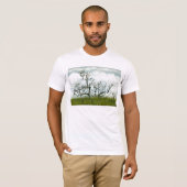 T-shirt Arbre d'aquarelle (Devant entier)