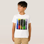 T-shirt Arbre d'art pop (Devant entier)