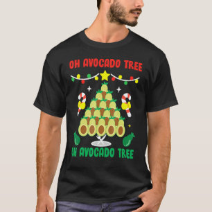 T-shirt Arbre d'avocat Drôle de nourriture végétalienne No