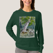 T-shirt Arbre de bouleau de St Patrick (Devant)