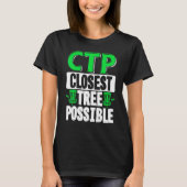 T-shirt Arbre de closet Trejection Possible Frisbee Golf D (Devant)