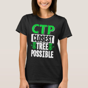 T-shirt Arbre de closet Trejection Possible Frisbee Golf D