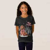 T-Shirt Arbre de Dachshund Joyeux Noël Dachshund Noël pour (Devant entier)