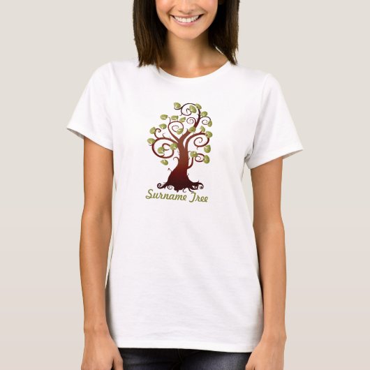 T-shirt Arbre de famille Curly (Devant)
