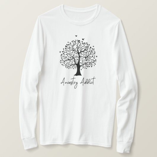 T-shirt Arbre de la famille des toxicomanes (Design devant)