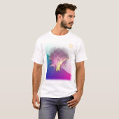 T-shirt Arbre de la vie de fractale (Devant entier)