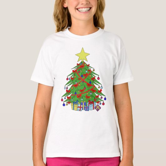 T-shirt Arbre de Noël (Devant)