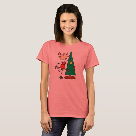 T-shirt Arbre de Noël (Devant entier)