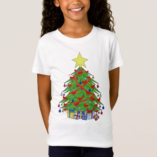 T-Shirt Arbre de Noël (Devant)