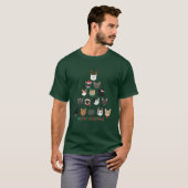 T-shirt Arbre de Noël (Devant entier)