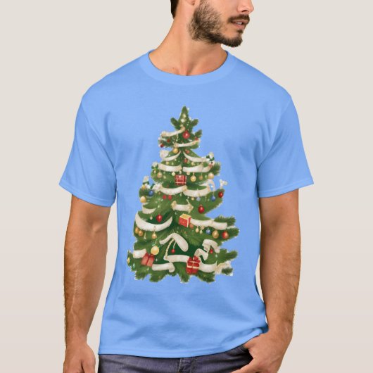 T-shirt Arbre de Noël19 garçon (Devant)