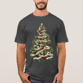 T-shirt Arbre de Noël3 rétro (Devant)
