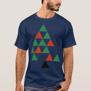 T-shirt Arbre de Noël Abstrait du Bauhaus