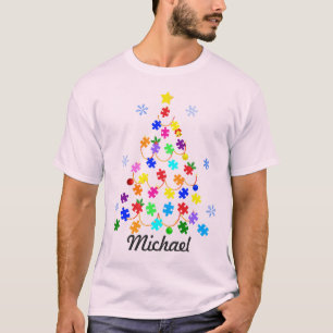 T-shirt Arbre de Noël autiste