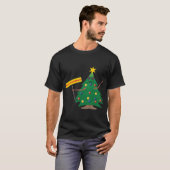 T-shirt Arbre de Noël avec signe (Devant entier)