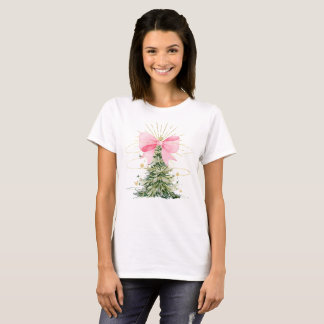 T-shirt Arbre de Noël Bow