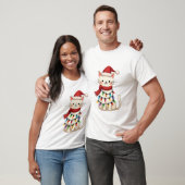 T-shirt Arbre de Noël Chat Noël (3) (Unisexe)