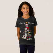 T-Shirt Arbre de Noël Chinois Crested Lover Xmas Chien Own (Devant entier)