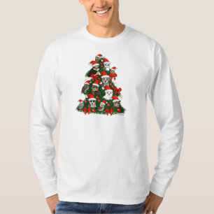 T-shirt Arbre de Noël de hiboux
