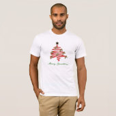 T-shirt Arbre de Noël de masque de drame (Devant entier)