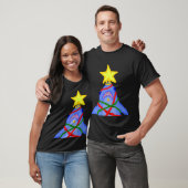 T-shirt Arbre de Noël de requin (Unisexe)