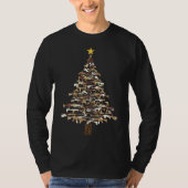 T-shirt Arbre de Noël des armes à feu - Camo Imprimer Cade (Devant)